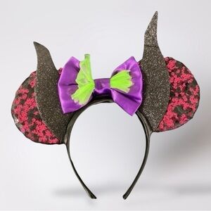 Maleficent Headband Disney Villains Costume Accessory Womens Juniors Girls Black